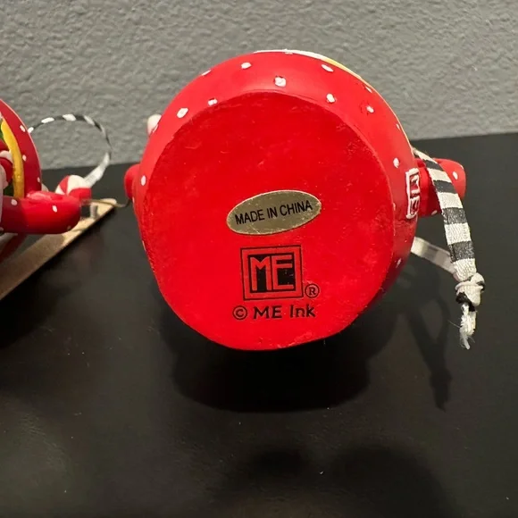 Mary Engelbreit Red and White Peppermint Tea Set - Picture 7 of 14